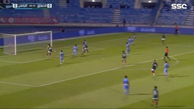 هدف الاتفاق الاول في مرمى الباطن 1-0 الدوري السعودي