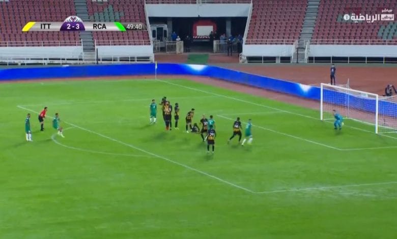 هدف الرجاء الرابع ضد الاتحاد 4-2 البطولة العربية