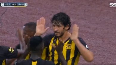 هدف أحمد حجازي ضد الرائد 2-0 الدوري السعودي