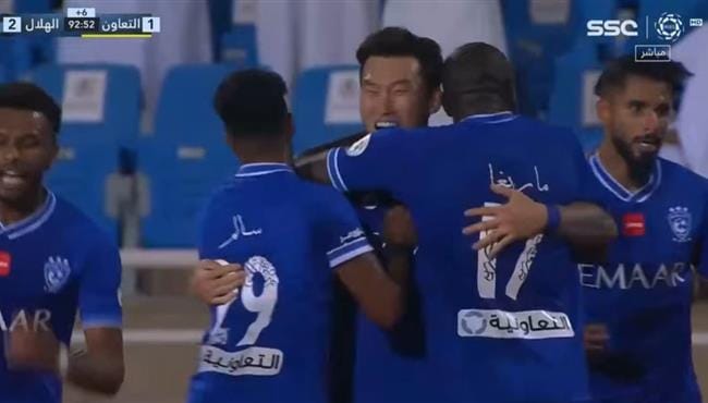 اهداف الهلال ضد التعاون 2-1 الدوري السعودي