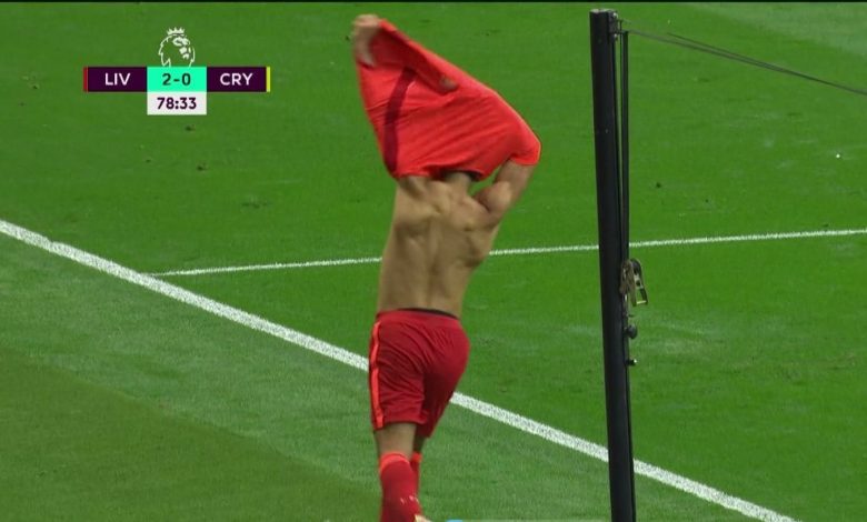 هدف محمد صلاح ضد كريستال بالاس 2-0 الدوري الانجليزي