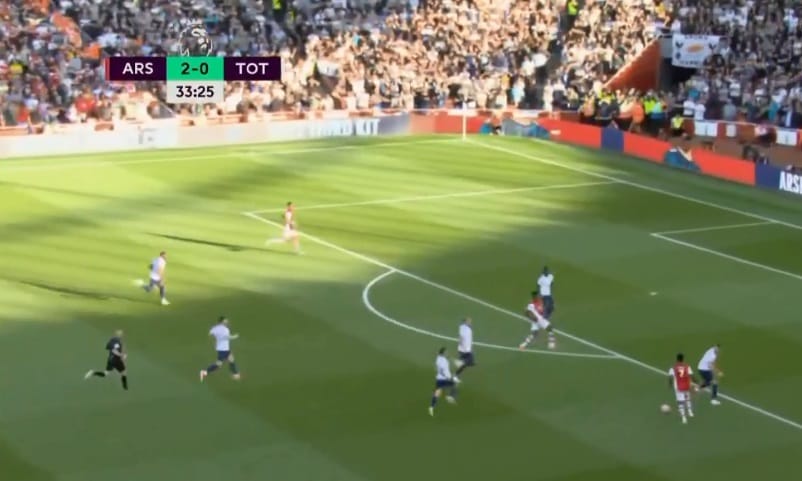 هدف ارسنال الثالث ضد توتنهام 3-0 الدوري الانجليزي