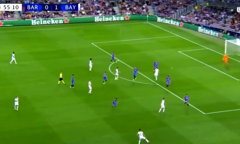 هدف ليفاندوفسكي ضد برشلونة 2-0 دوري ابطال اوروبا