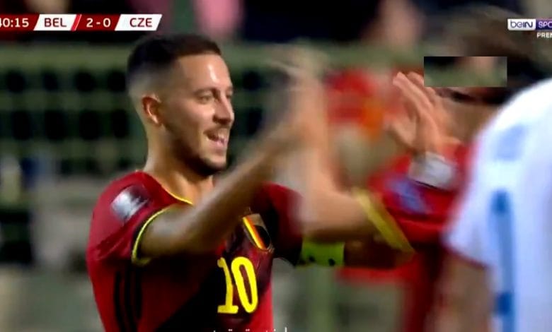 هدف هازارد ضد بلجيكا 2-0 تصفيات كاس العالم
