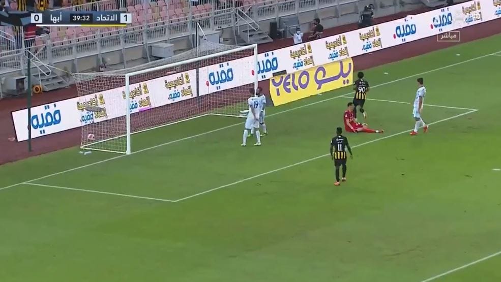 هدف الاتحاد الثاني ضد أبها 2-0 الدوري الانجليزي