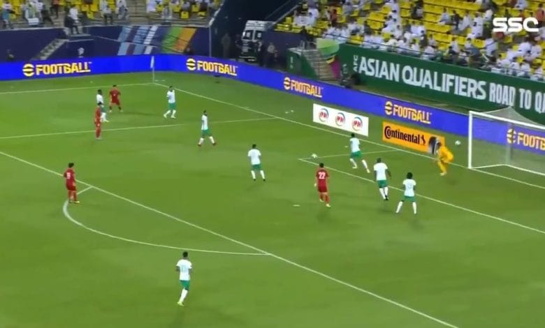 هدف فيتنام الاول ضد السعودية 1-0 تصفيات كاس العالم