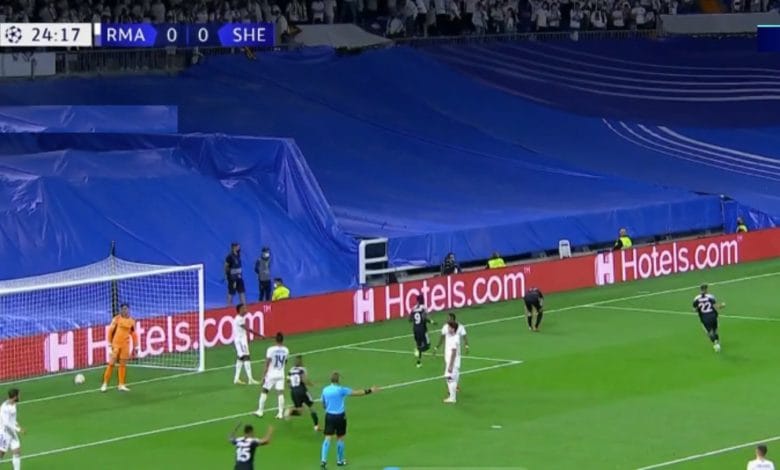 هدف شيريف الاول ضد ريال مدريد 1-0 دوري ابطال اوروبا