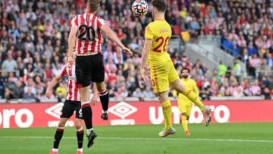 هدف ليفربول الاول ضد برينتفورد 1-1 الدوري الانجليزي