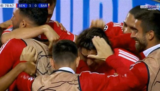مشاهدة مباراة بنفيكا ضد برشلونة في دوري ابطال اوروبا