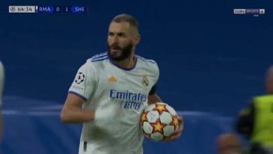 ملخص شيريف وريال مدريد في دوري ابطال اوروبا