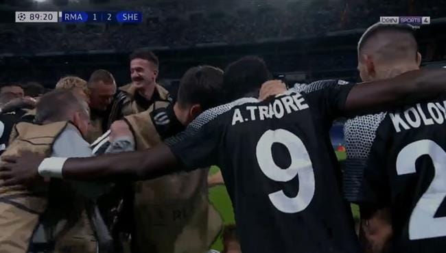 ملخص شيريف وريال مدريد في دوري ابطال اوروبا