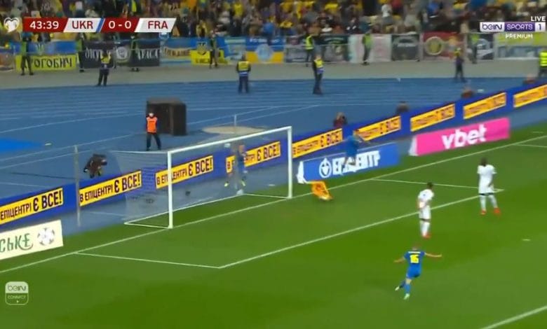 هدف اوكرانيا الاول ضد فرنسا 1-0 تصفيات كاس العالم