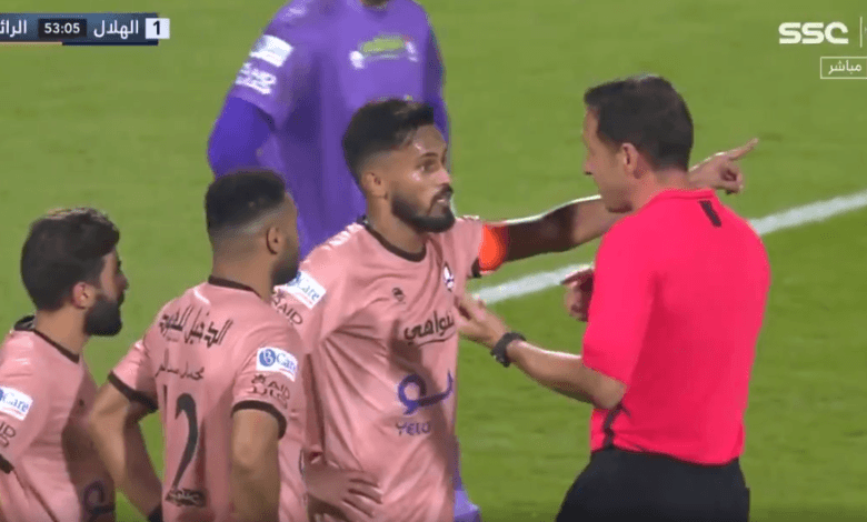 هدف الهلال الاول ضد الرائد 1-0 الدوري السعودي
