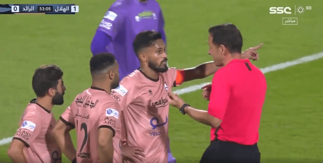 هدف الهلال الاول ضد الرائد 1-0 الدوري السعودي