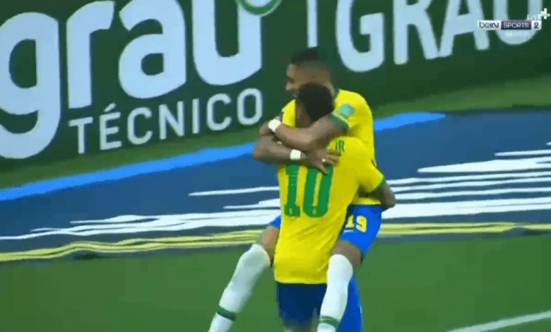 اهداف مباراة البرازيل واورجواي 4-1 تصفيات كاس العالم
