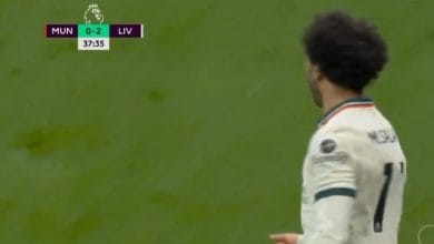 هدف محمد صلاح ضد مانشستر يونايتد 3-0 الدوري الانجليزي