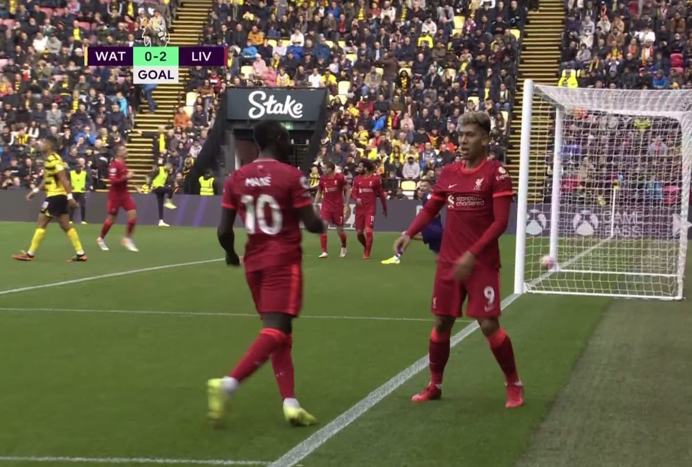 هدف فيرمينو ضد واتفورد 2-0 الدوري الانجليزي