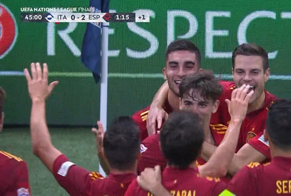 هدف اسبانيا الثاني ضد ايطاليا 2-0 تعليق عصام الشوالي