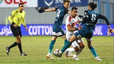 موعد مباراة الزمالك وانبي في الدوري المصري