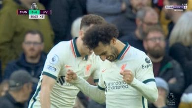 هدف محمد صلاح الثاني ضد مانشستر يونايتد 4-0 الدوري الانجليزي