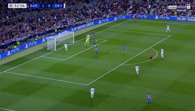 اهداف مباراة برشلونة ضد دينامو كييف 1-0 دوري ابطال اوروبا