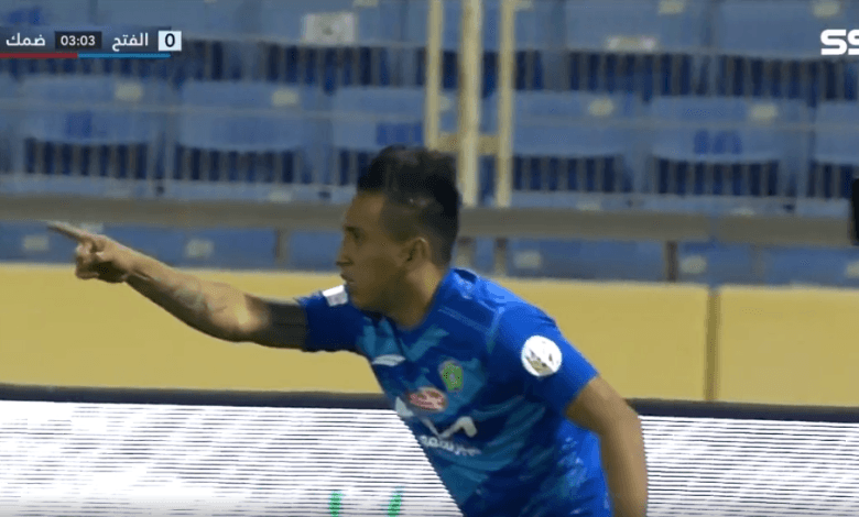 اهداف ضمك ضد الفتح 5-5 الدوري السعودي