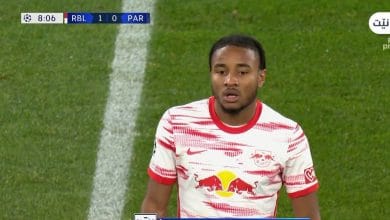 هدف لايبزيج الاول ضد باريس سان جيرمان 1-0 دوري ابطال اوروبا