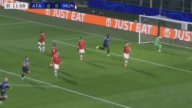 هدف اتلانتا الاول ضد مانشستر يونايتد 1-0 دوري ابطال اوروبا