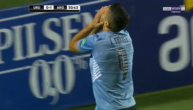 اهداف الارجنتين ضد الاوروجواي 1-0 تصفيات كاس العالم