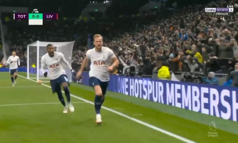 هدف هاري كين ضد ليفربول 1-0 الدوري الانجليزي
