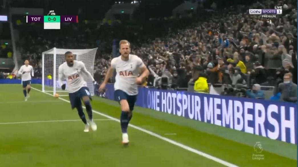 هدف هاري كين ضد ليفربول 1-0 الدوري الانجليزي