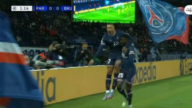 هدف باريس سان جيرمان الاول ضد كلوب بروج 1-0 دوري ابطال اوروبا