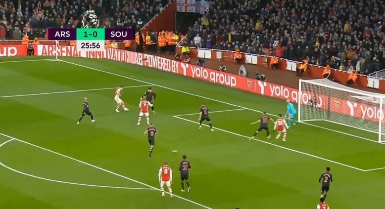 اهداف ارسنال ضد ساوثهامبتون 3-0 الدوري الانجليزي