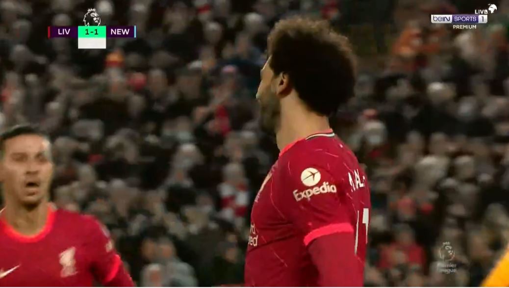 هدف محمد صلاح ضد نيوكاسل 2-1 الدوري الانجليزي