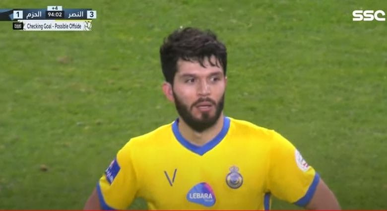 اهداف النصر ضد الحزم 2-1 الدوري السعودي