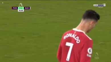 هدف كريستيانو رونالدو ضد بيرنلي 3-0 الدوري الانجليزي