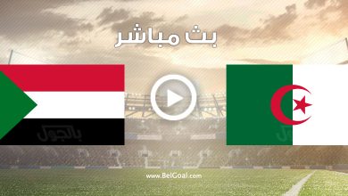 مباراة الجزائر والسودان