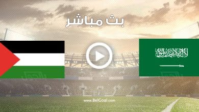 مباراة السعودية وفلسطين