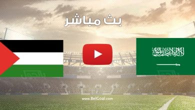 مشاهدة مباراة السعودية وفلسطين