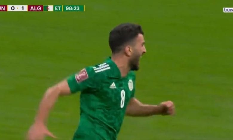 هدف الجزائر الخرافي ضد تونس 1-0 امير سعيود
