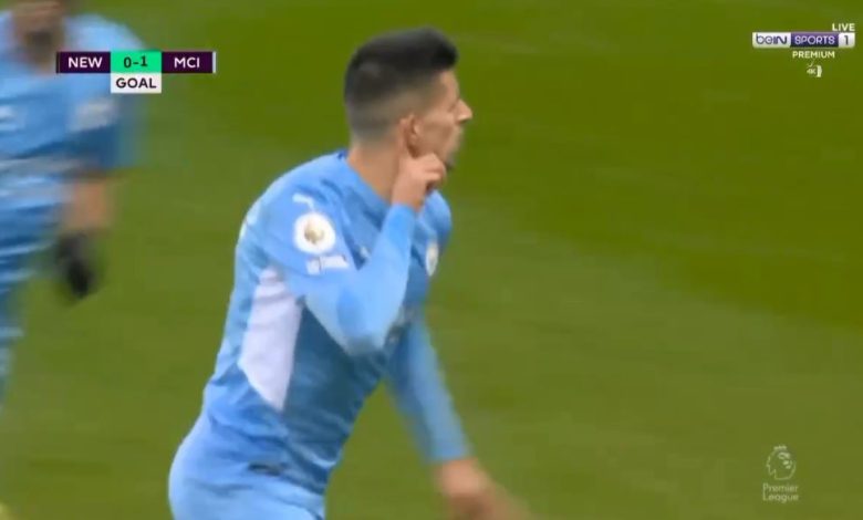 هدف كانسيلو الصاروخي ضد نيوكاسل يونايتد 2-0 الدوري الانجليزي