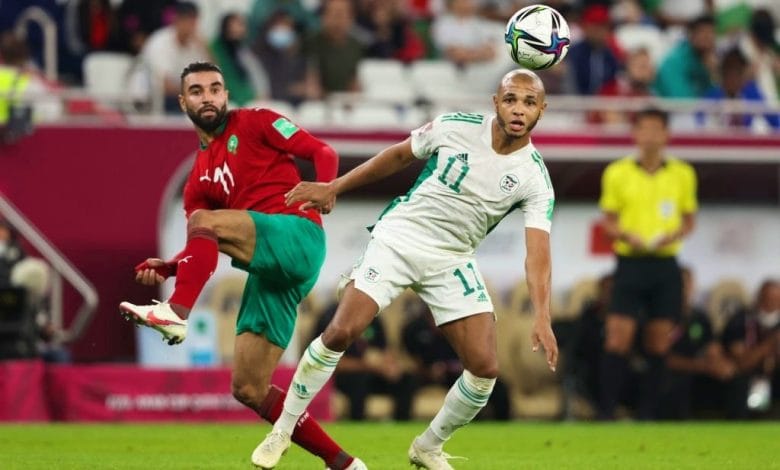 نتيجة مباراة المغرب والجزائر