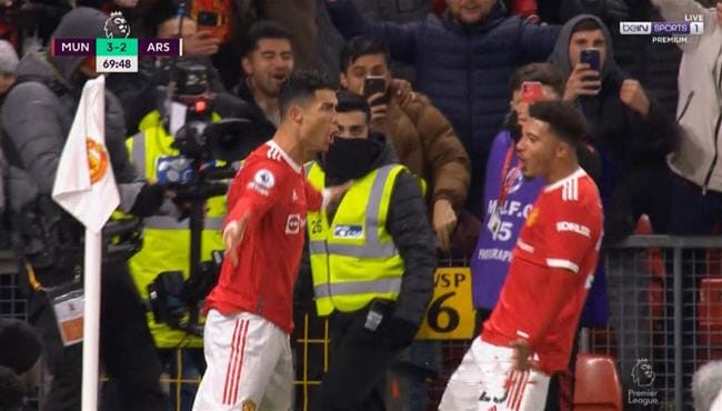 اهداف مانشستر يونايتد ضد ارسنال 3-2 الدوري الانجليزي