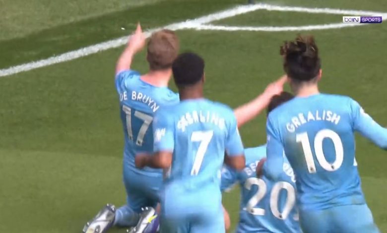اهداف مباراة مانشستر سيتي ضد تشيلسي 1-0 الدوري الانجليزي