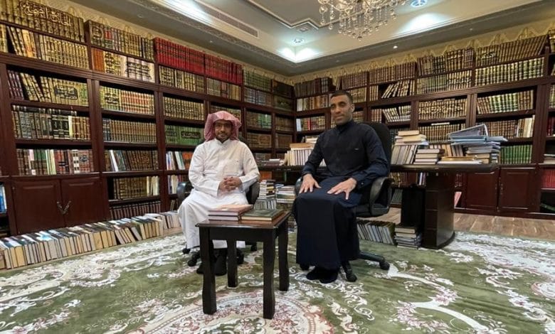 الشيخ صالح المغامسي رفقة حمد الله