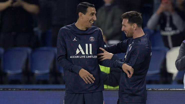 دي ماريا وليونيل ميسي