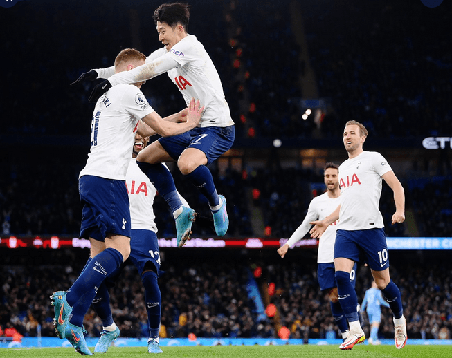 نتيجة مباراة مانشستر سيتي وتوتنهام