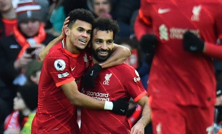 لويس دياز - محمد صلاح