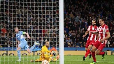 نتيجة مباراة مانشستر سيتي واتلتيكو مدريد