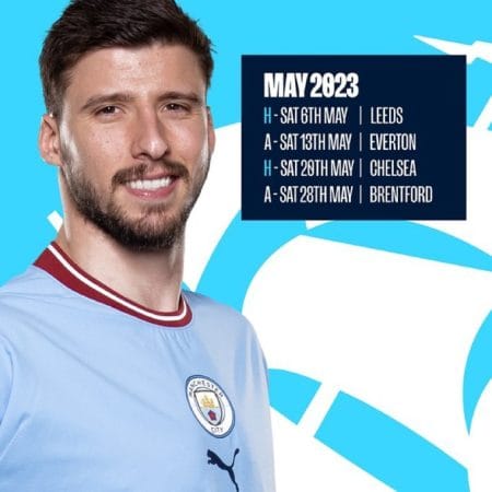 جدول مباريات مانشستر سيتي في الدوري الإنجليزي موسم 2022/2023